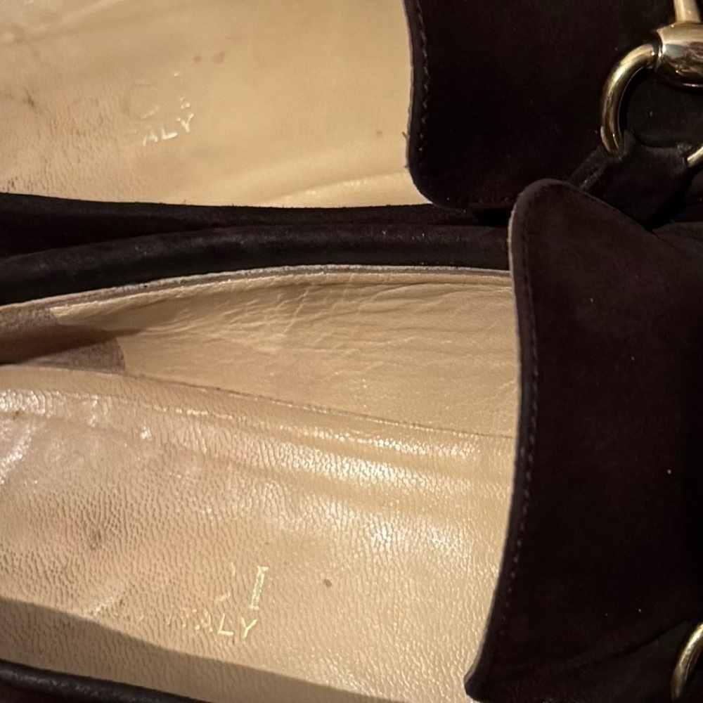 Gucci Vintage Woman’s Brown Suede Loafers - Picture 4 of 8